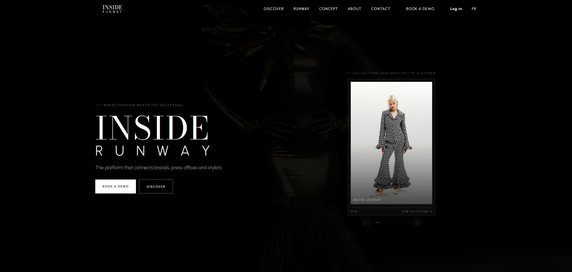INSIDE RUNWAY - contact page